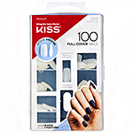 Kiss 100PS12 100 Full Cover Nails Medium Length Active Square