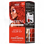 Kiss Colors & Care K49SET Crimson Express Semi-Permanent Complete Hair Color Kit