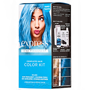 Kiss Colors & Care K68SET Aquarius Express Semi-Permanent Complete Hair Color Kit