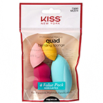 Kiss MUS14 Quad Blending Sponge - 4 Value Pack
