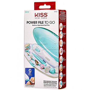Kiss New York Power File To Go Battery Operated Nail File #02462