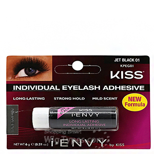 I Envy by Kiss KPEG01 individual Eyelash Adhesive Strong Hold - Black 0.21oz