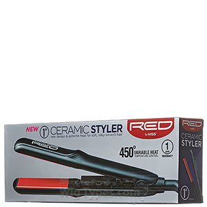 Red by Kiss Ceramic Styler 1 Inch FI100DN