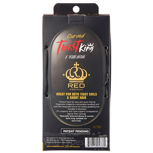 Red Premium HS03 Washable and Durable Curved Bow Wow Twist King