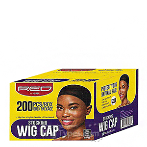 Red by Kiss HVP03 Stocking Wig Cap - 200pc Black