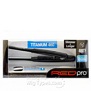 Red Pro Titanium Flat Iron 460 1/2 Inch FIP050U