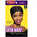 Red by Kiss Silky Satin Wrap One Size Black HWR01