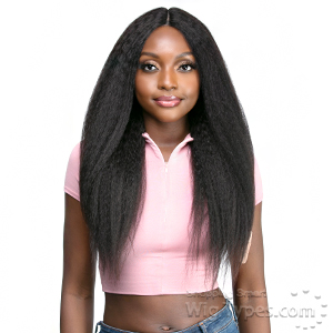 Laflare 100% Brazilian Virgin Remy Lace Wig - KINKY CENTERPART
