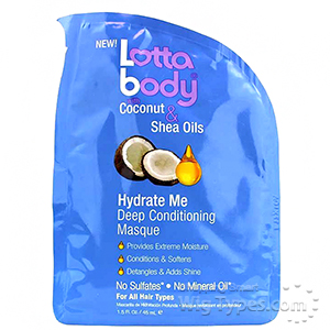 Lottabody Coconut & Shea Oils Hydrate Me Conditioning Masque 1.5oz