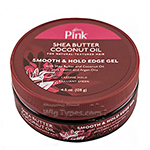 Luster's Pink Shea Butter Coconut Oil Smooth & Hold Edge Gel 4.5oz