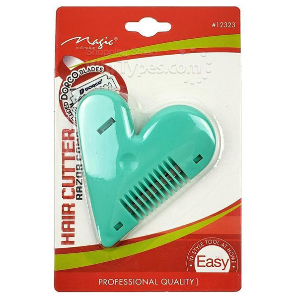 Magic Collection 12323 Heart Hair Cutter Razor Comb