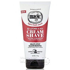 Magic Razorless Cream Shave - Extra Strength 6oz