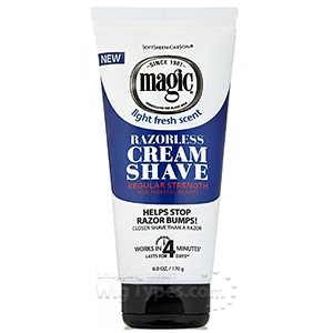 Magic Razorless Cream Shave - Regular Strength 6oz