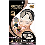 Qfitt #5016 Side Parting Invisible Lace Front U-Part Wig Cap