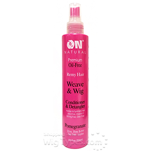 On Natural Wig & Weave Conditioner & Detangler Pomegranate 8oz