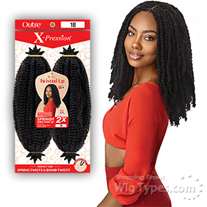 Outre Synthetic Braid - X Pression Twisted UP 2X SPRINGY AFRO TWIST 12