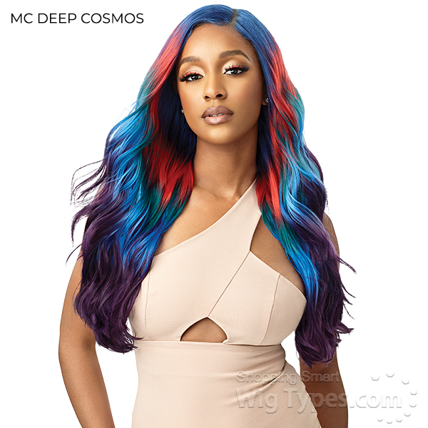 outre hd lace front wig color bomb zahara