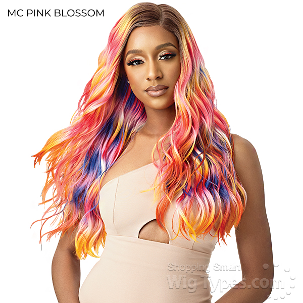 outre hd lace front wig color bomb zahara