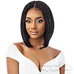 Outre Pre-Braided Synthetic Hair HD Lace Wig - BOX BRAID BOB 12 (4x4 lace frontal)