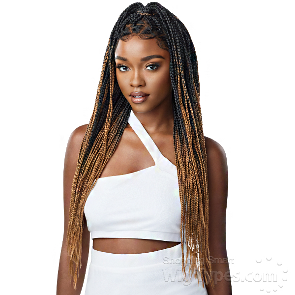 knotless braids lace front wig