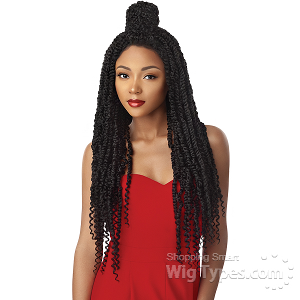 Passion Twist Braided Lace front Wig