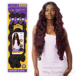 Outre Purple Pack Brazilian Boutique Human Hair Blend Weaving - VIRGIN BODY 4PCS (26/28/30 + 4 inch lace closure)