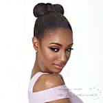 Outre Synthetic Timeless Bun - BOW SMALL (Dome)