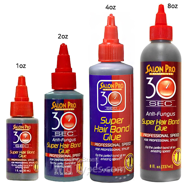 Salon Pro 30 Sec Super Hair Bond Glue 4oz 