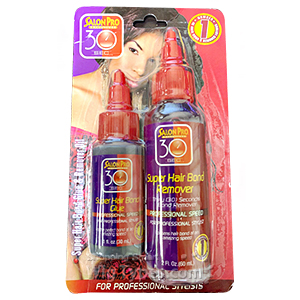 Salon Pro 30 Sec Super Hair Bond Glue & Remover Oil