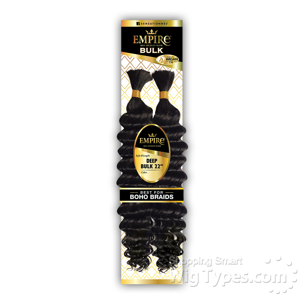 The Wig 100% Remy Human Hair Braid - DEEP BULK 18 - WigTypes.com