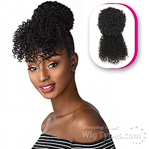 Sensationnel Synthetic Instant Bun with Bangs - FAIRY
