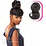 Sensationnel Synthetic Instant Bun with Bangs - BRIA