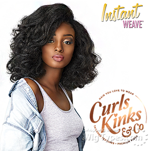 Sensationnel Curls Kinks & Co Synthetic Half Wig Instant Weave - BOSS LADY (TOP LADY)