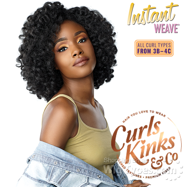 curls and kinks half wig