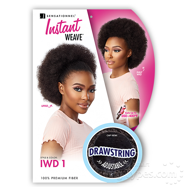 sensationnel half wig instant weave drawstring cap iwd 3