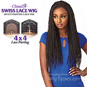Sensationnel Cloud 9 Synthetic Hair 4x4 Multi Parting Swiss Lace Wig - SENEGAL TWIST