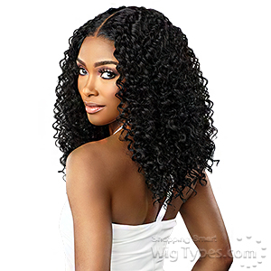 Sensationnel Human Hair Blend Butta HD Lace Front Wig - WATER WAVE 16