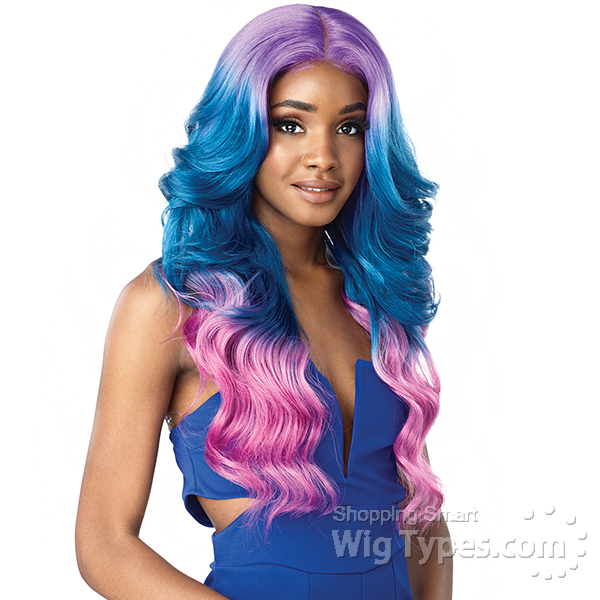 blue lace front wig uk