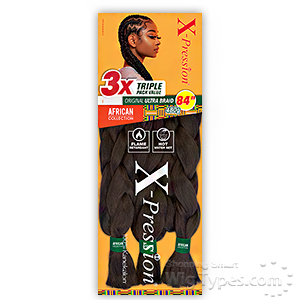 Sensationnel Kanekalon 3X X PRESSION BRAID 84 (triple pack value)