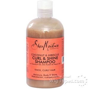 Shea Moisture Coconut & Hibiscus Curl & Shine Shampoo 12oz