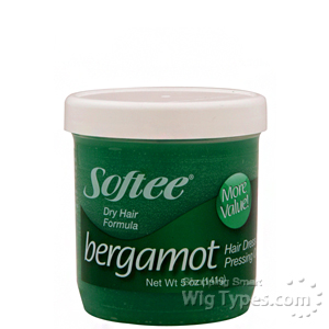 Softee Bergamot Hair Dressing & Pressing Oil - Green 5oz