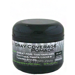 Swing It Gray Coverage Pomade Black 4oz