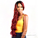 The Wig Brazilian Human Hair Blend Lace Front Wig - HH OCEAN
