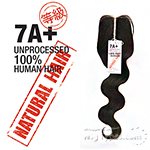 100% Unprocessed Natural Human Hair Lace Part Closure - 7A+ BODY WAVE 12