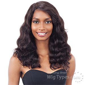 Naked 100% Unprocessed Remy Hair Deep Invisible L Part Lace Front Wig - BODY WAVE