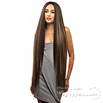Sensual Human Hair Blend Hybrid Lace Front Wig - HB001