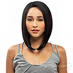 Sensual Human Hair Blend Hybrid Lace Front Wig - HB002