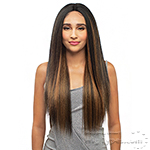 Sensual Human Hair Blend Hybrid Lace Front Wig - HB005