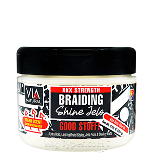 Via Natural XXX Strength Braiding Shine Jelo 8oz
