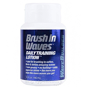 Wave Builder Brush in Waves Daily Training Lotion 7oz